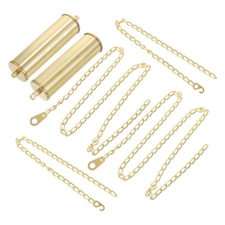 SEWOART Golden Iron Floor Clock Weight Decor for Elegant Home Interior