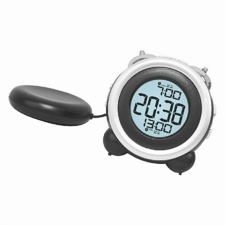 SIEYIO Electronic Alarm Clock With Vibrating Wake Up Super Loud Vibrating Twin Bells For Busy Professional And Students Clock