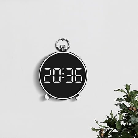 Smart Adjustable Alarm Clock: Time, Date & Temperature with Voice Control!