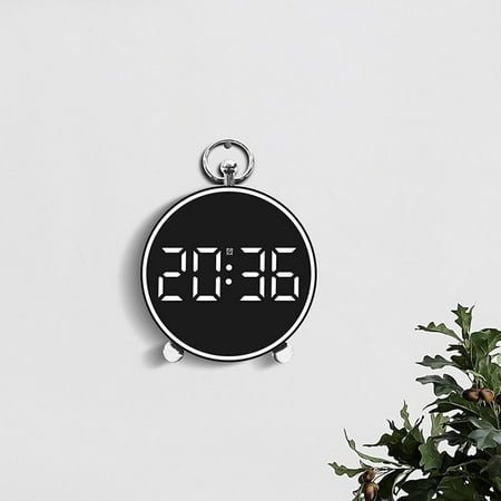 Smart Adjustable Alarm Clock: Time, Date & Temperature with Voice Control!