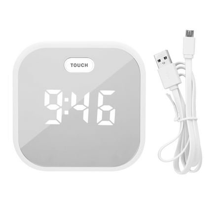 Smart Voice-Controlled Digital Alarm Clock with Color-Changing LED Light and Dimmer