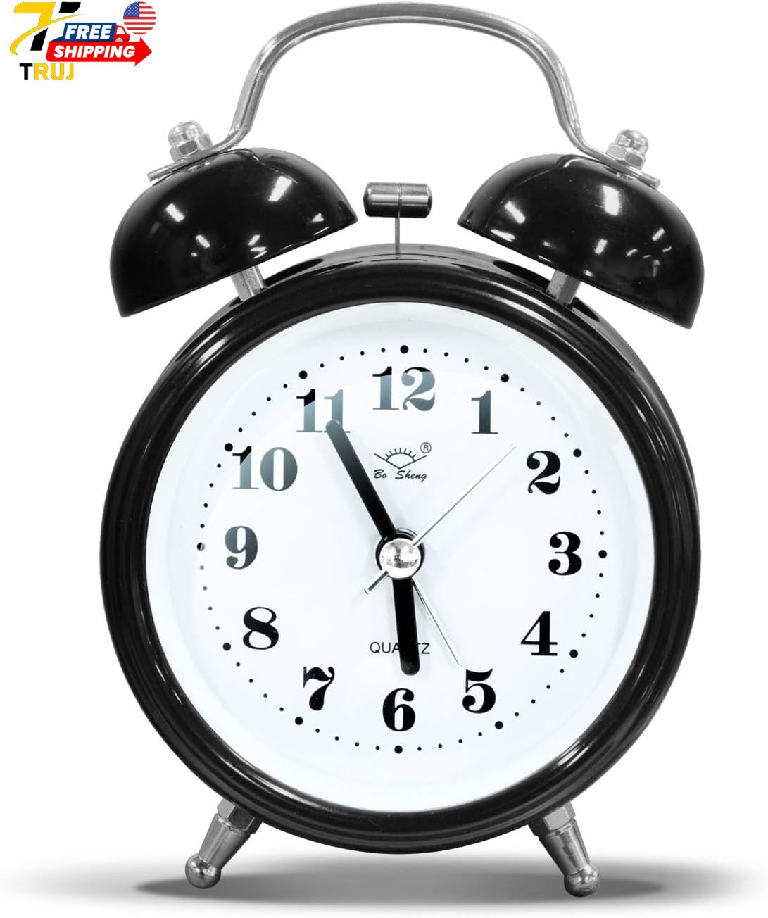 Super Extremely Extra Loud Alarm Clock for Very Heavy Sleeper Battery Backup NEW