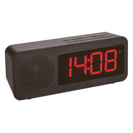 TFA Dostmann 60.2546.01, Alarm Clock, with Radio, High-Contrast Display and Charging Function f