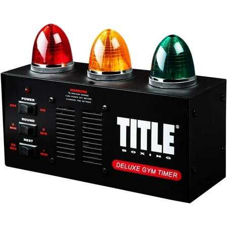 Title Deluxe Gym Timer - Gym Clock, Interval Timer, Workout Timer, Boxing Timer, Gym Clock Timer, Interval Timer for Workout, Gym Timer, Boxing Equipment