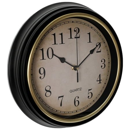 unbranded Mute Wall Hanging Clock Home Decor Vintage Large Clocks Double-sided Office