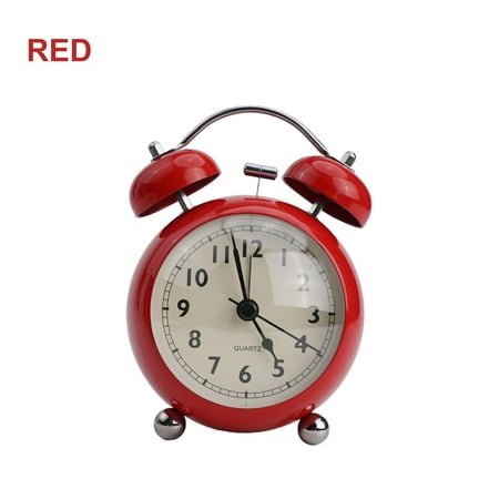 Vintage Twin Bell Alarm Clock Extra Loud for Deep Sleepers and Kids