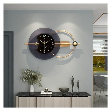 Wall clock, modern wall clock, large silent wall hanging clocks, new creative decorative wall clocks, metal frame wall clock, for bedroom, office, wall clocks for decoration