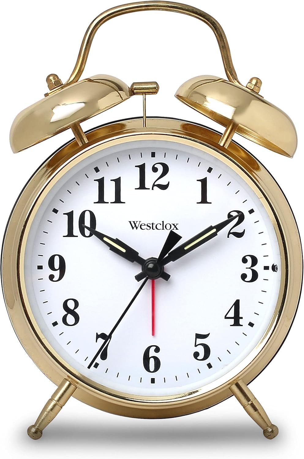 Westclox Big Ben Twin Bell Alarm Clock | Loud for Heavy ea, Gold