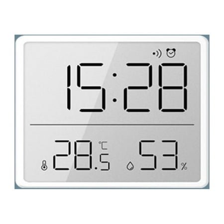 Alarm Clock Large Screen Magnetic Plastic Voice Control CR2030 Battery