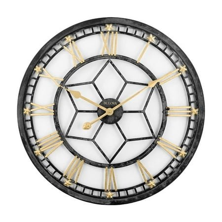 Bulova C4875 Starlight LED Backlit Wall Clock