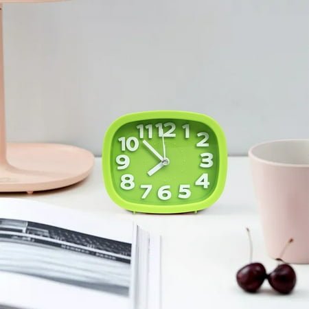 Compact Digital Alarm Clock, Bedside Clocks, Table Clock, Concise Alarm Clock, Silent Mini Desk Clock for Students, Bedroom