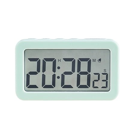 Digital Alarm Clock with Backlight,Snooze Function,Calendar Green Desktop Clock for Home,Office,Bedside (2.36W x 6.3H)