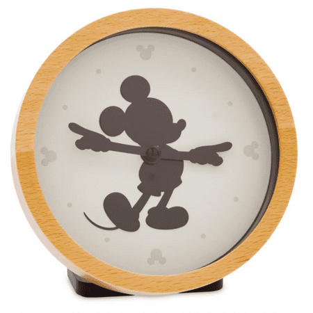 Disney Parks Mickey Mouse Desk Clock New With Tag