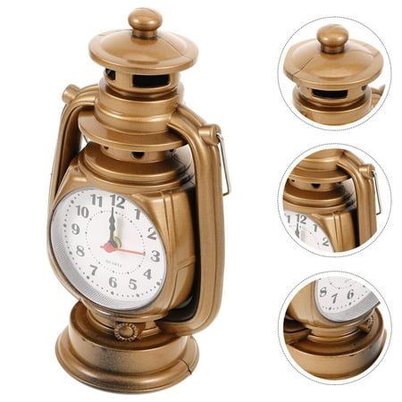 ELAYARD Elegant Vintage Style Desk Alarm Clock Crafted from Stable Plastic Material