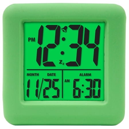 Equity Digital Cube Alarm Clock with On-Demand Backlight, 70911