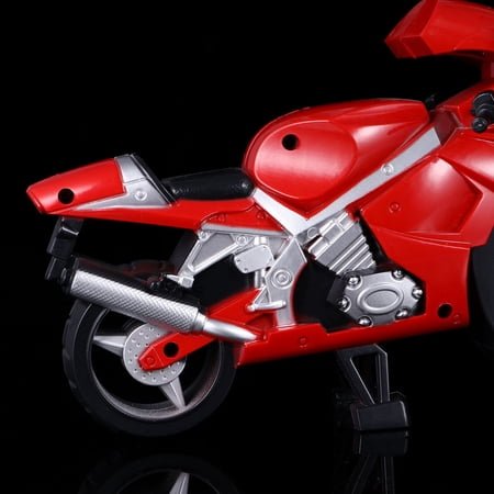 FELTECHELECTR 1Set Red Motorcycle Alarm Clock For Kids With Accurate Timing And Vintage Style