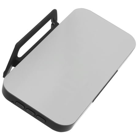 FRCOLOR Digital Alarm Clock with Dual USB Ports Bright Red LED Display and Snooze Function for Bedroom 4.7 Inches