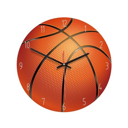 Kesenlong Basketball Wall Clock Home Decor for Living Room and Bedrooms