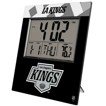 Keyscaper Los Angeles Kings Color Block Digital Desk Clock