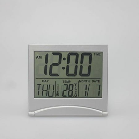 Large Atomic Wall Clock With Auto Backlight, Calendar, Temperature, And Humidity - Batteries Included best gift