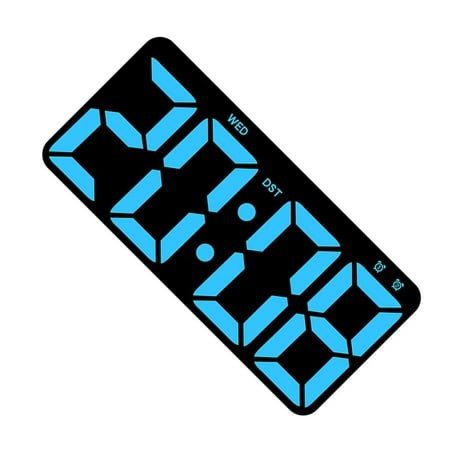 Large LED Digital Wall Clock with Countdown Timer, Calendar Thermometer Display