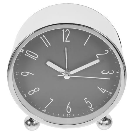 OULII Golden Desktop Alarm Clock Elegant Silent Sweep Easy Setup 1Pc