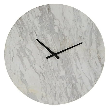 Renwil Dayton Wall Clock, Honed White