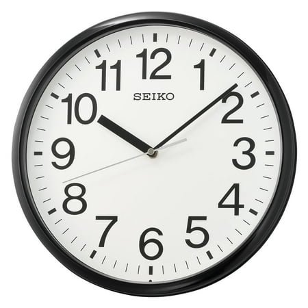 Seiko QXA756KLH Wall Clock, Black