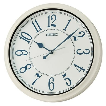 Seiko QXA801WLH Wall Clock, White