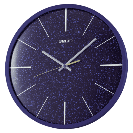 Seiko Taylor Wall Clock, Blue
