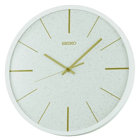 Seiko Taylor Wall Clock, White