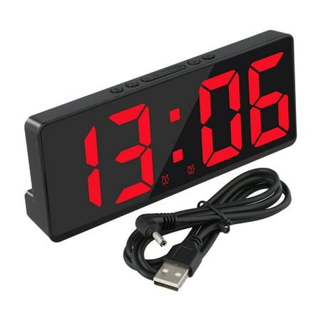 Smart Mirror Alarm Clock with Voice Activation Temperature Digital Clock