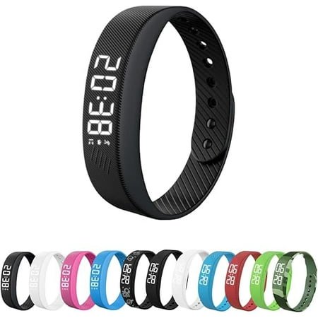 Vibrating Alarm Clock Watch, Shock Watch Alarm Clock, 2025 New Silent Vibration Wake up Wristband, Multifuncational Snooze-Free Smart Watchs for Women and Men, Deep Sleepers