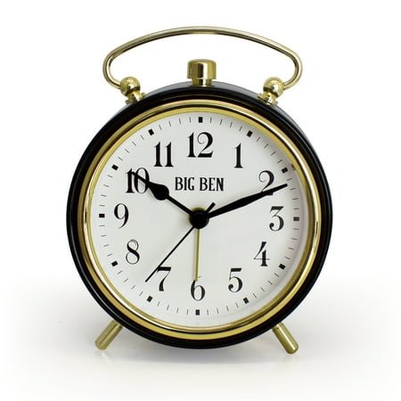 Westclox Classic Top Handle Alarm Clock