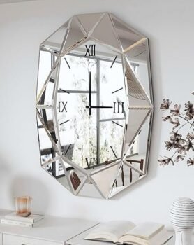 Mirrored Wall Clocks photo