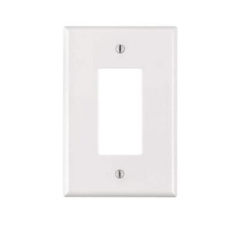 1-Gang White Decora/Rocker Plastic Jumbo/Oversized Wall Plate (1-Pack) 88601-W