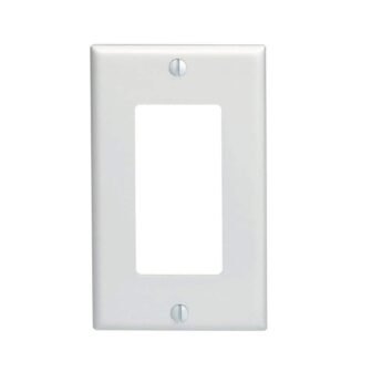 1-Gang White Decora/Rocker Plastic Standard Wall Plate (4-Pack) 80401-H4W