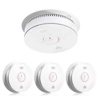 10-Years Sealded Battery Operated Smoke Detector, Fire Alarm with Voice Alert, ETL...