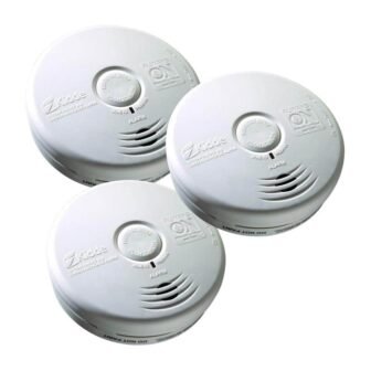 10-Year Worry Free Battery Smoke and Carbon Monoxide Detector, Photoelectric Sensor (3-Pack)...