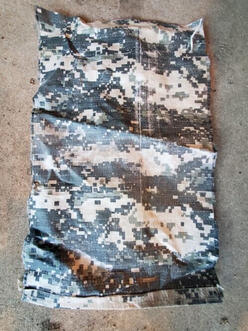 100X LARGE DIGITAL CAMOUFLAGE PATTERN POLY SANDBAGS MULTI PURPOSE USE HEAVY DUTY