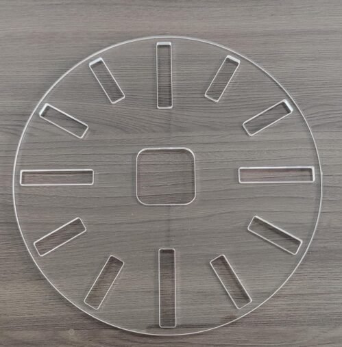 10" Calibre Clock Template Handle Router Woodworking 1/4'' Thick...