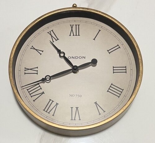 10” London Hanging Wall Clock
