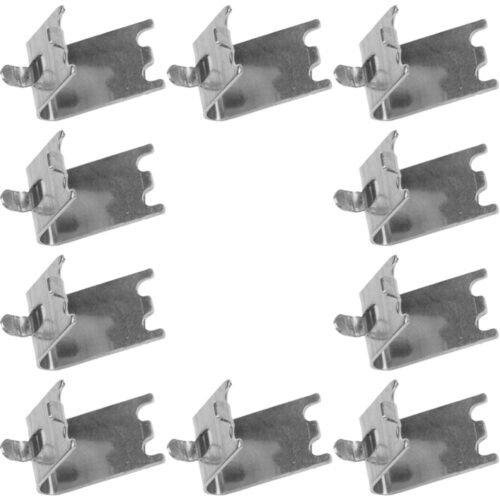 10 Pcs Freezer Shelf Clips Stainless Steel Hook Metal Refrigerator Support