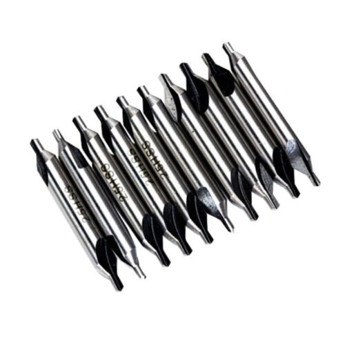 10 Pcs Steel High-Speed 2.5mm 60 Degrees Industrial Tools Countersink