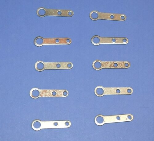 10 Vintage Wall Clock Bracket Support Hanger Small 1 5/16" Steel