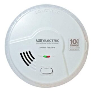 10 Year Sealed Battery Backup, Hardwired, Dual Sensing 2-In-1 Smoke And Fire...