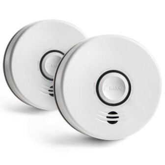 10-Year Worry-Free Battery Powered Interconnected Smoke Detector with Voice Alerts (2-Pack) 21028749