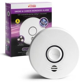 10-Year Worry-Free Hardwired Smoke and Carbon Monoxide Detector with Wire-Free Voice Interconnect...