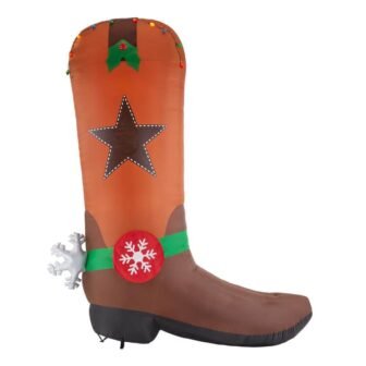 11 ft Giant-Sized LED Inflatable Cowboy Boot