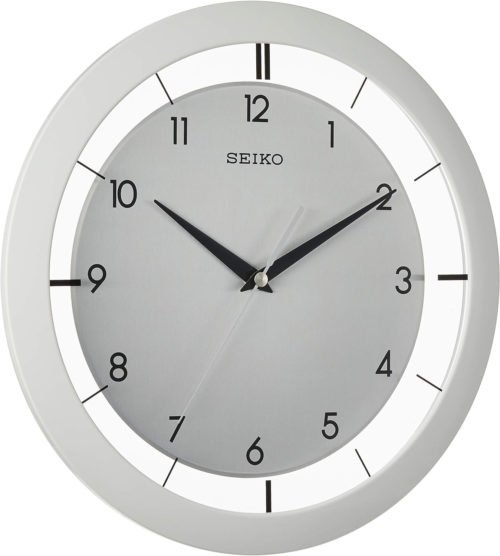 11 Inch St John Brushed Metal Wall Clock